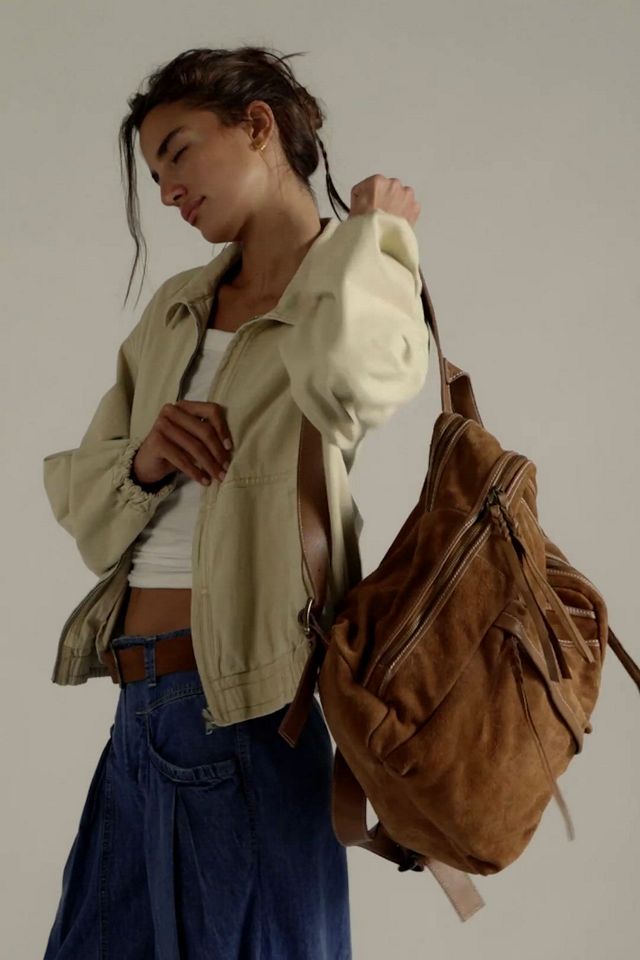 We The Free Bexley Suede Backpack | Free People display picture 1
