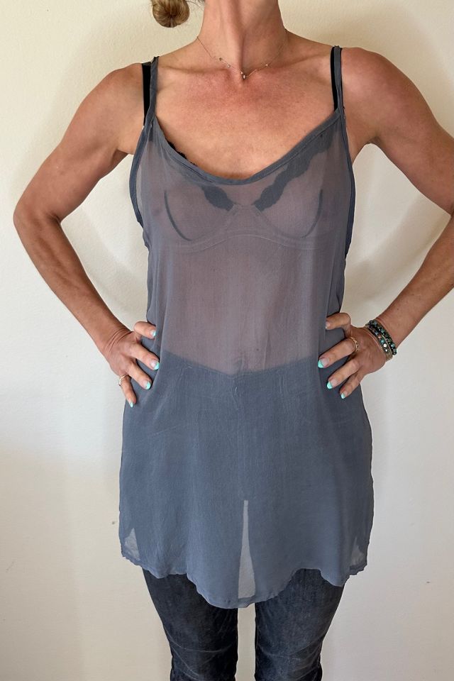 Sheer Chiffon Swim Coverup Tunic Selected by Picky Jane #1