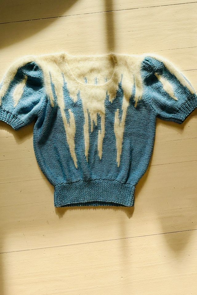 Vintage Blue Icicle Sweater Selected by Atlantic Vintage #2