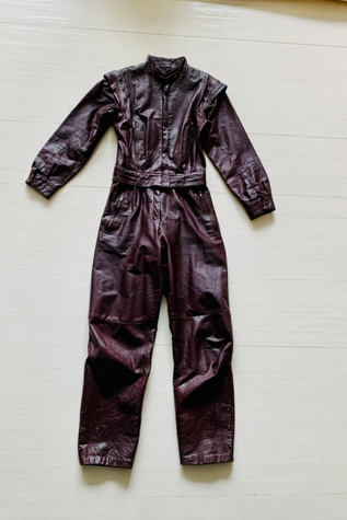 Vintage Leather Jumpsuit Selected by Atlantic Vintage