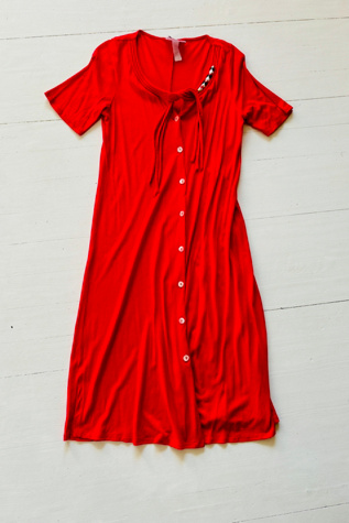 Vintage Red Dress Selected by Atlantic Vintage