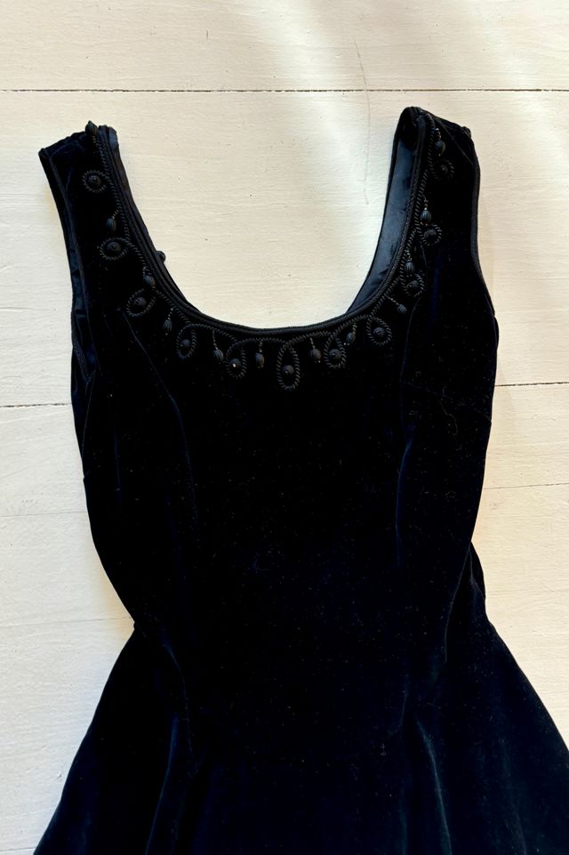 Vintage Velvet Cocktail Dress Selected by Atlantic Vintage #1