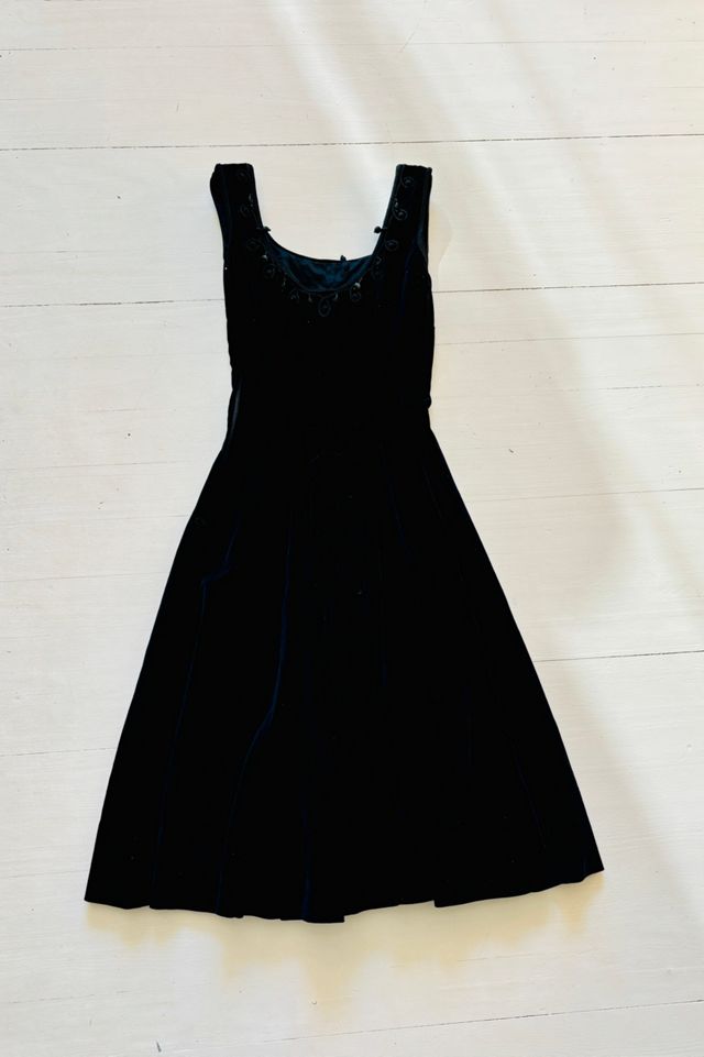 Vintage Velvet Cocktail Dress Selected by Atlantic Vintage #2