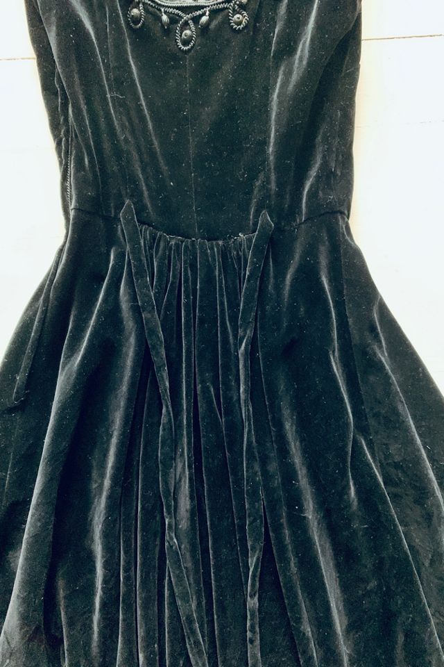 Vintage Velvet Cocktail Dress Selected by Atlantic Vintage #3