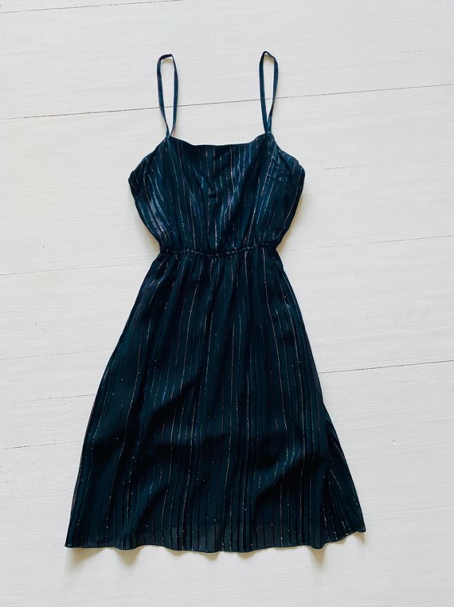 Vintage Sheer Metalic Rainbow Dress Selected by Atlantic Vintage #1