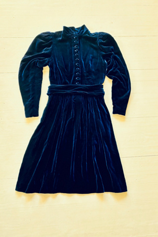 Vintage Velvet Dress Selected by Atlantic Vintage