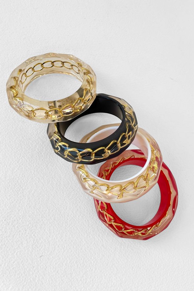 80s Pop Art Acrylic Chain Bangle Selected by MARMALADE #2