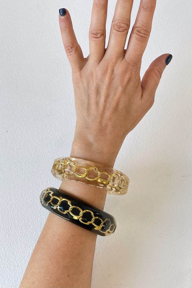 80s Pop Art Acrylic Chain Bangle Selected by MARMALADE #3