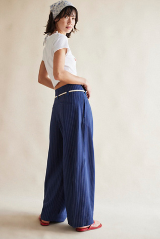 Dimes Tie Pinstripe Trousers