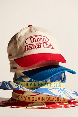 Duvin Beach Club Hat At Free People In Red