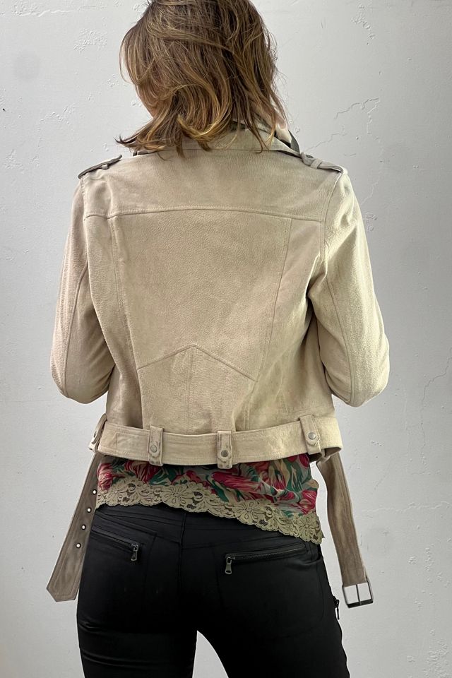 Vintage Suede Biker Jacket Selected by Anna Corinna #2