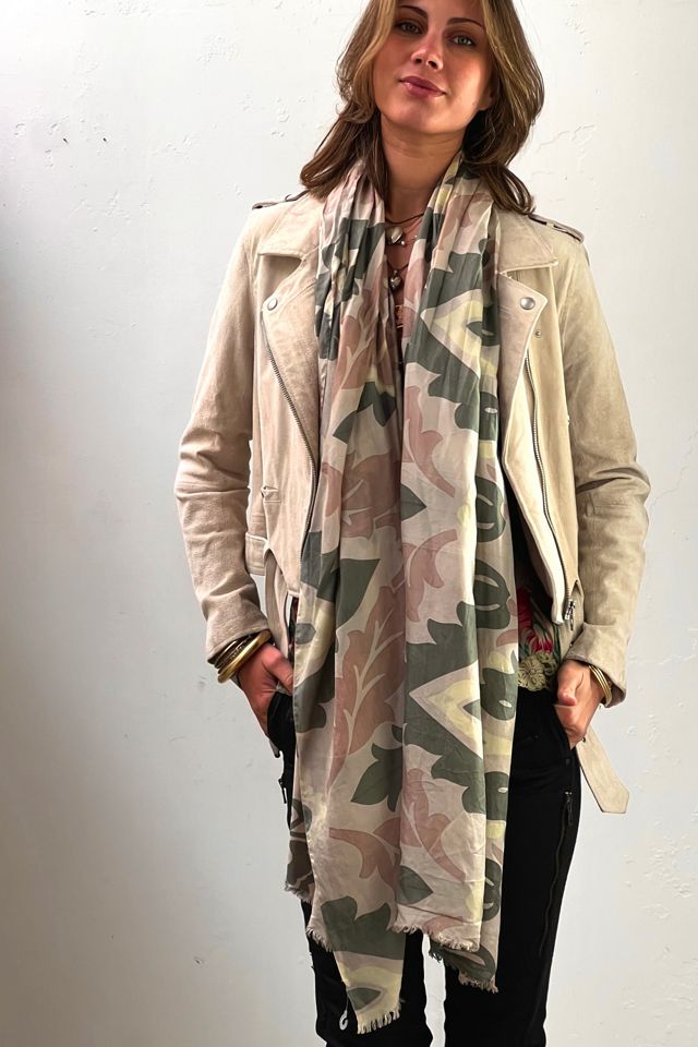 Vintage Pretty Printed Silk Scarf  Selected by Anna Corinna #1