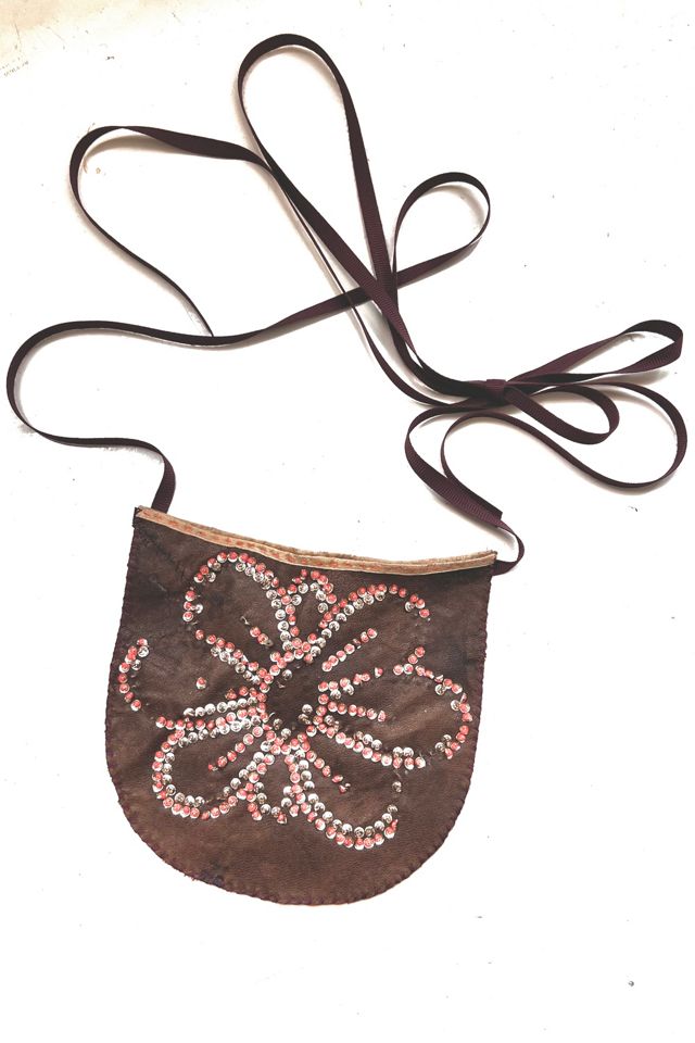 Vintage Leather Waist Pouch Belt Selected by Anna Corinna #1