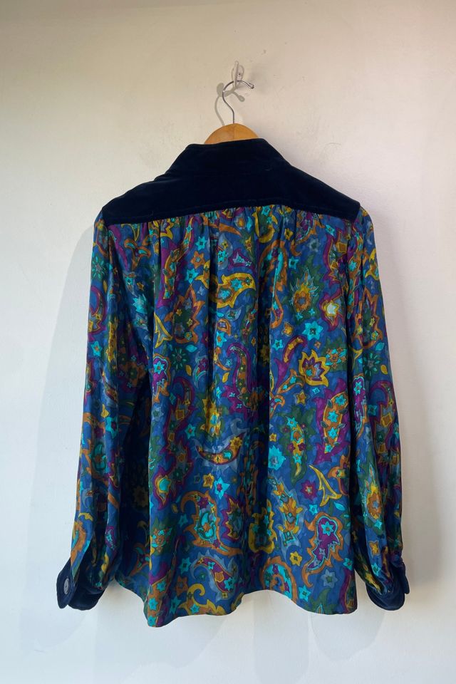 YSL Rive Gauche Floral Blouse Selected by The Curatorial Dept. #2