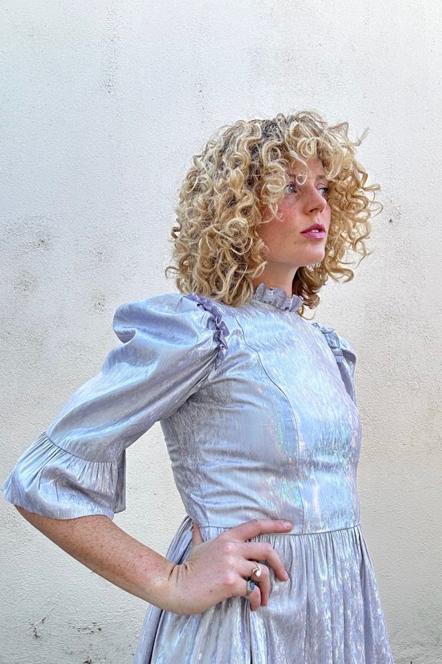 Batsheva Silver Iridescent Dress Selected by The Curatorial Dept. #1