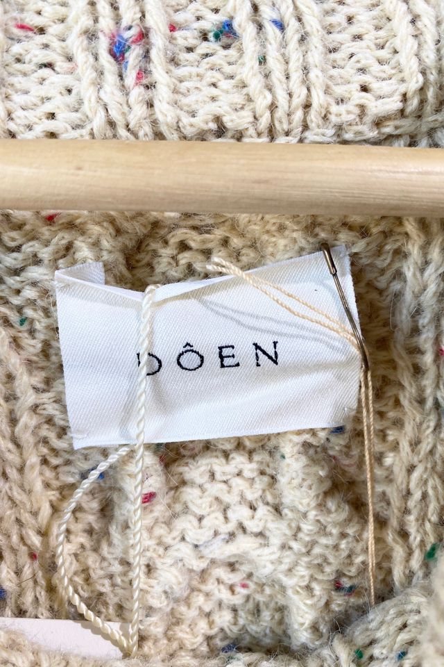 Doen Serena Cream Cable Sweater Selected by The Curatorial Dept. #3