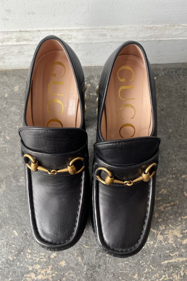 Gucci Black Vegas Platform Loafers Selected by The Curatorial Dept. #1