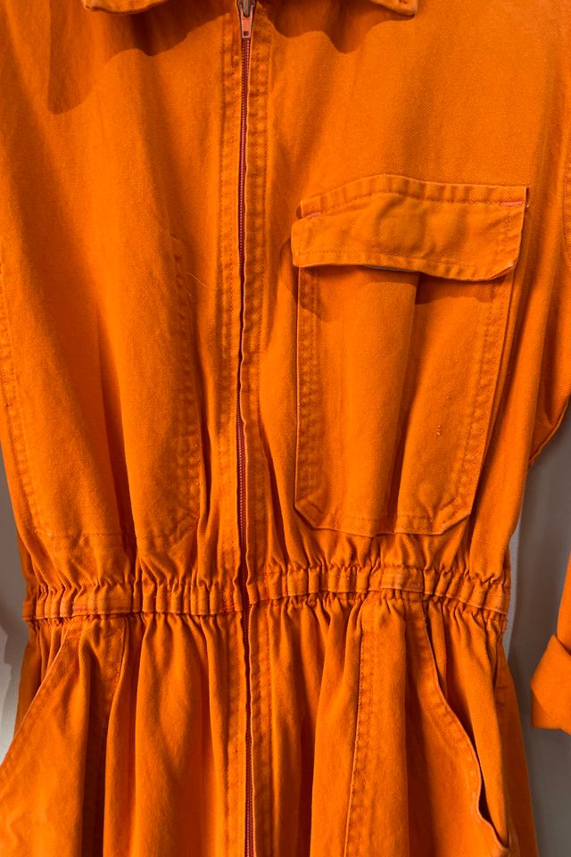 Vintage Workwear Orange Flightsuit Coveralls Selected by The Curatorial Dept. #1