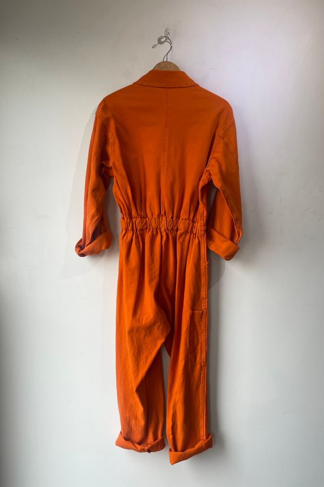 Vintage Workwear Orange Flightsuit Coveralls Selected by The Curatorial Dept. #3
