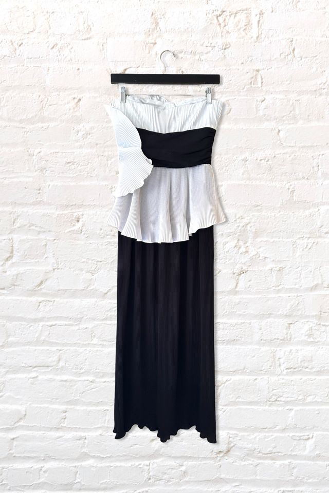 1980s Frank Usher Giant Flower Pleated Gown Selected By Ritual Vintage #2