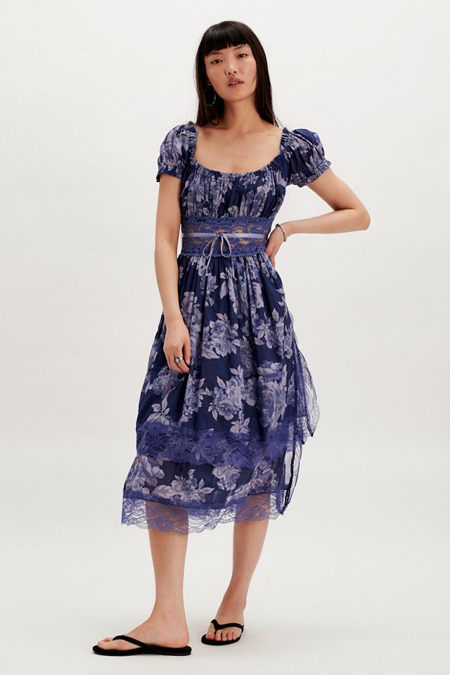 Free People ★ Honeysuckle Printed Midi Dress Honeysuckle Printed Midi Dress | Free People