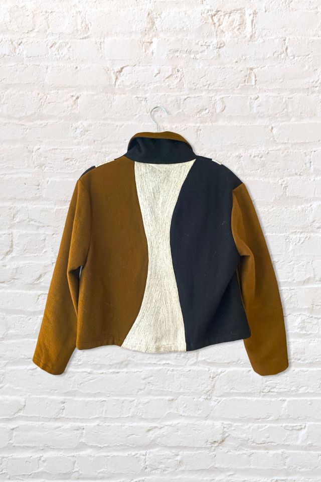 1990s Earth Tone Artisan Graphic Jacket Selected By Ritual Vintage #1
