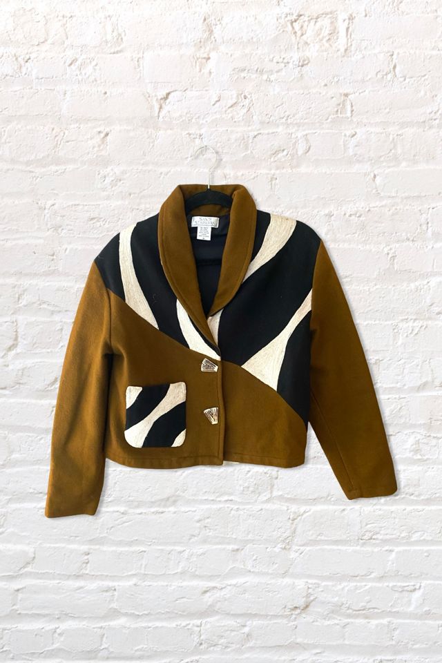 1990s Earth Tone Artisan Graphic Jacket Selected By Ritual Vintage #3