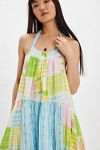 Patched And Pretty Midi Dress