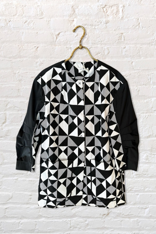 Maria Grazia Severi Quilt Print Duster Jacket Selected By Ritual Vintage