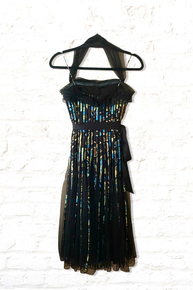Y2K Tulle Graphic Ribbon Dress Selected By Ritual Vintage #2