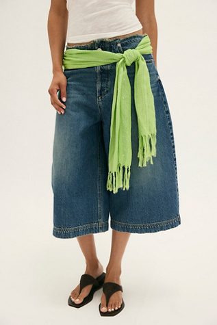 Mystic Metallic Wrap Belt par Free People en Organic Apple, pour femme