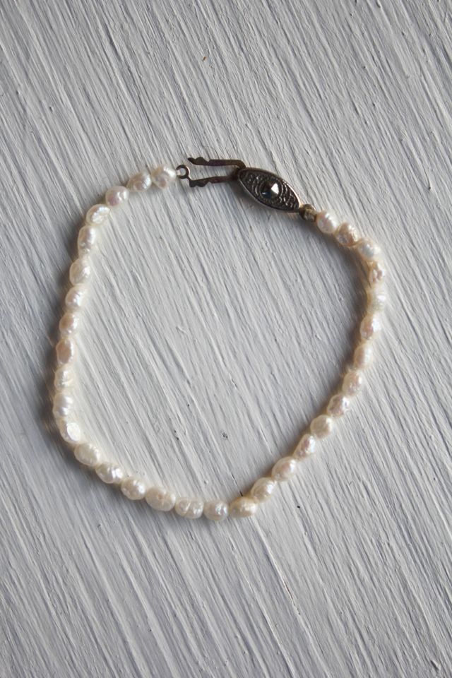Vintage Freshwater Baroque Pearl Bracelet Selected By Moons + Junes Vintage #2