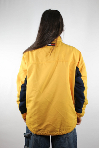 Женская куртка Moons + Junes Vintage 1990s Tommy Hilfiger Yellow Parka Jacket Selected, цвет: Жёлтый — фото 3