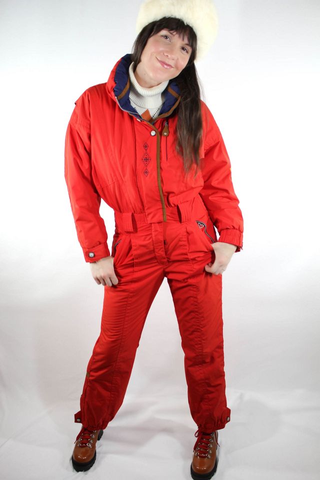 Vintage Obermeyer Red Hooded Ski Suit Selected By Moons + Junes Vintage #2