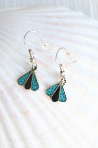 Vintage Turquoise Earrings Selected By Moons + Junes Vintage