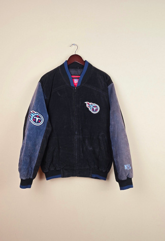 Vinatage NTL Tenesse Titans Suede Leather Jacket (FP48) selected by The Igala NYC