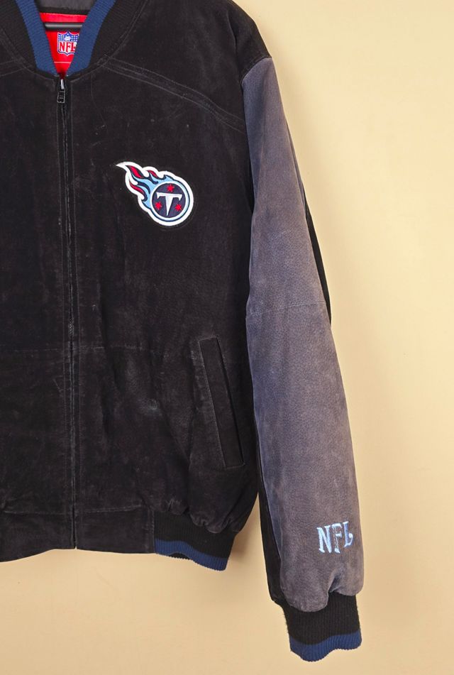 Vinatage NTL Tenesse Titans Suede Leather Jacket (FP48) selected by The Igala NYC #1