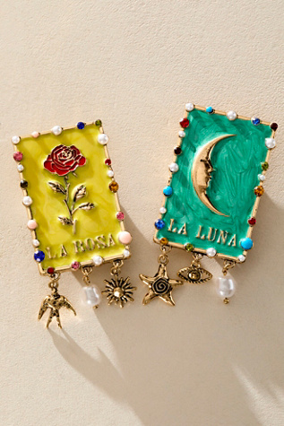Warm Wishes Enamel Brooch at Free People in La Luna