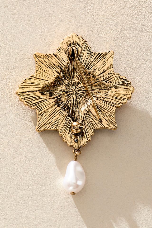 Fiona Tile Brooch #1