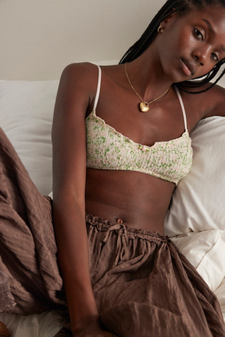 Emily's Garden Sylvie Bralette by Only Hearts at Free People in Pink, Size: M