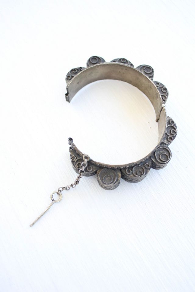 Vintage Brass Bedouin Hinged Cuff Bracelet Selected By Moons + Junes Vintage #2