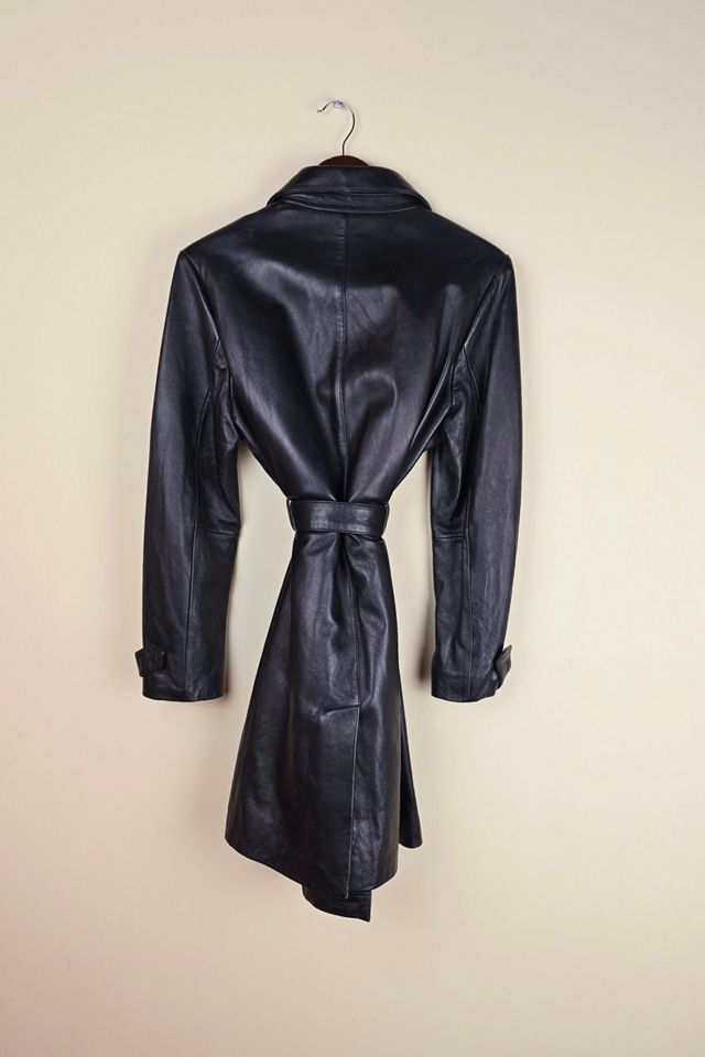 Vintage Wilsons Pelle Studio Leather Trench Coat (FP79) Selected By The Igala NYC #2