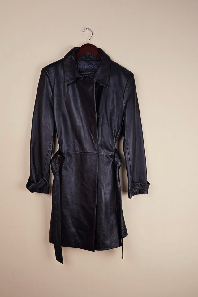 Vintage Wilsons Pelle Studio Leather Trench Coat (FP79) Selected By The Igala NYC #3