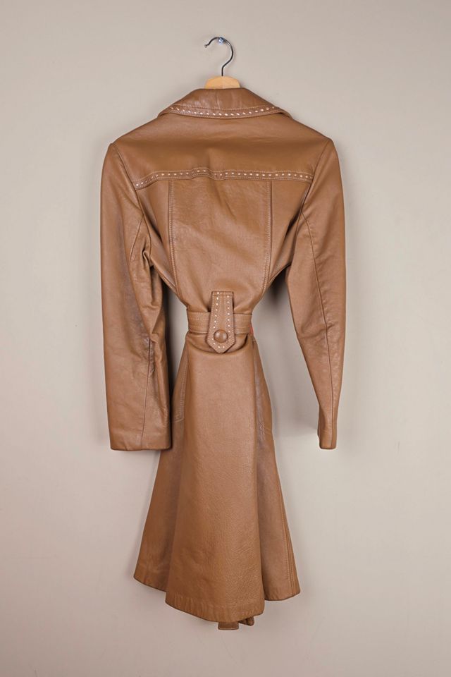 Vintage 24K by Dandi Modes Leather Trench Coat  Selected By The Igala NYC #2