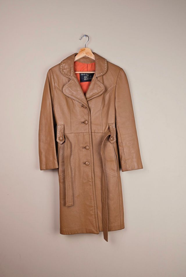 Vintage 24K by Dandi Modes Leather Trench Coat  Selected By The Igala NYC #3