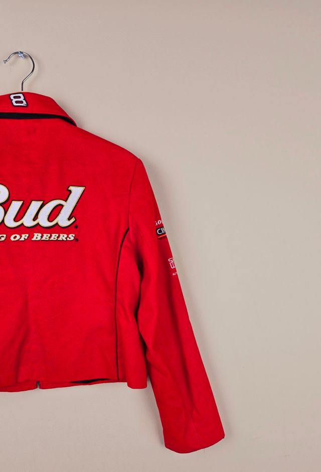 Vintage Chase Authentic Crop Slimfit Budweiser Jacket Size L  selected by The Igala NYC #3