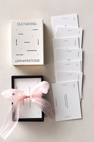 Wilde House Paper Cultivating Conversations Card Deck at Free People, One
