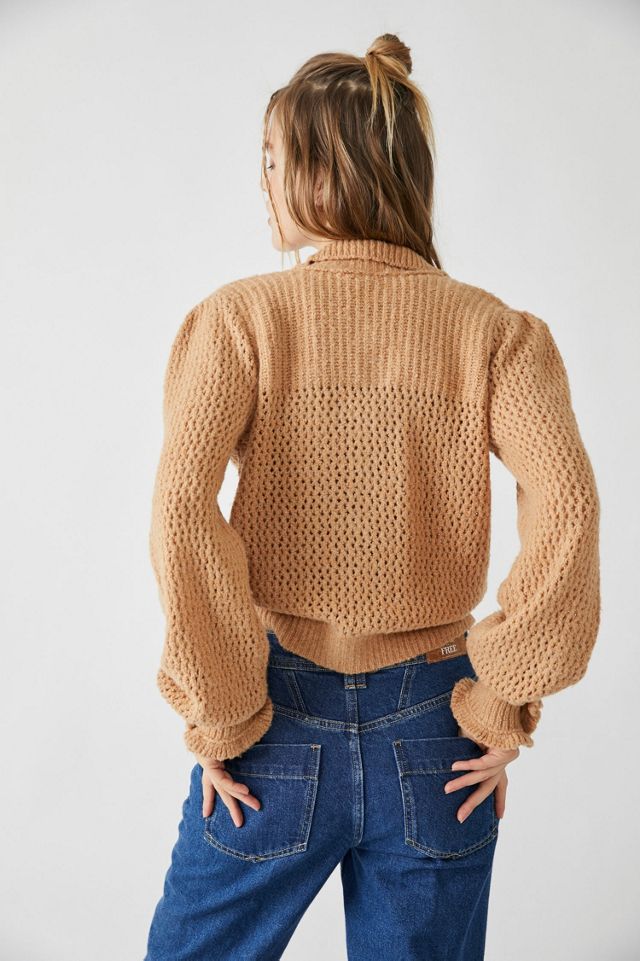 Snowdrift Buttoned Pullover #1