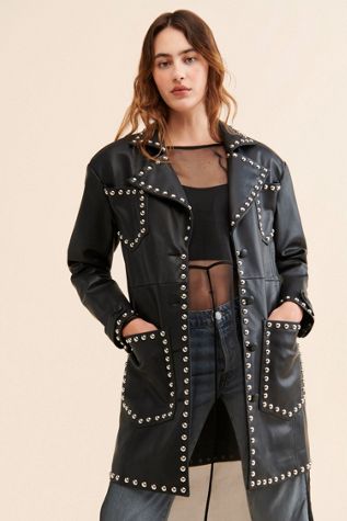 Colin LoCascio Studded Bernie Coat