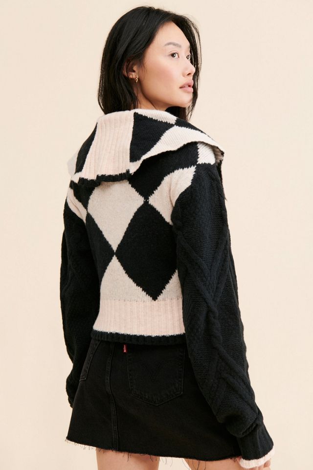 Joy Diamond Polo Cardigan #1